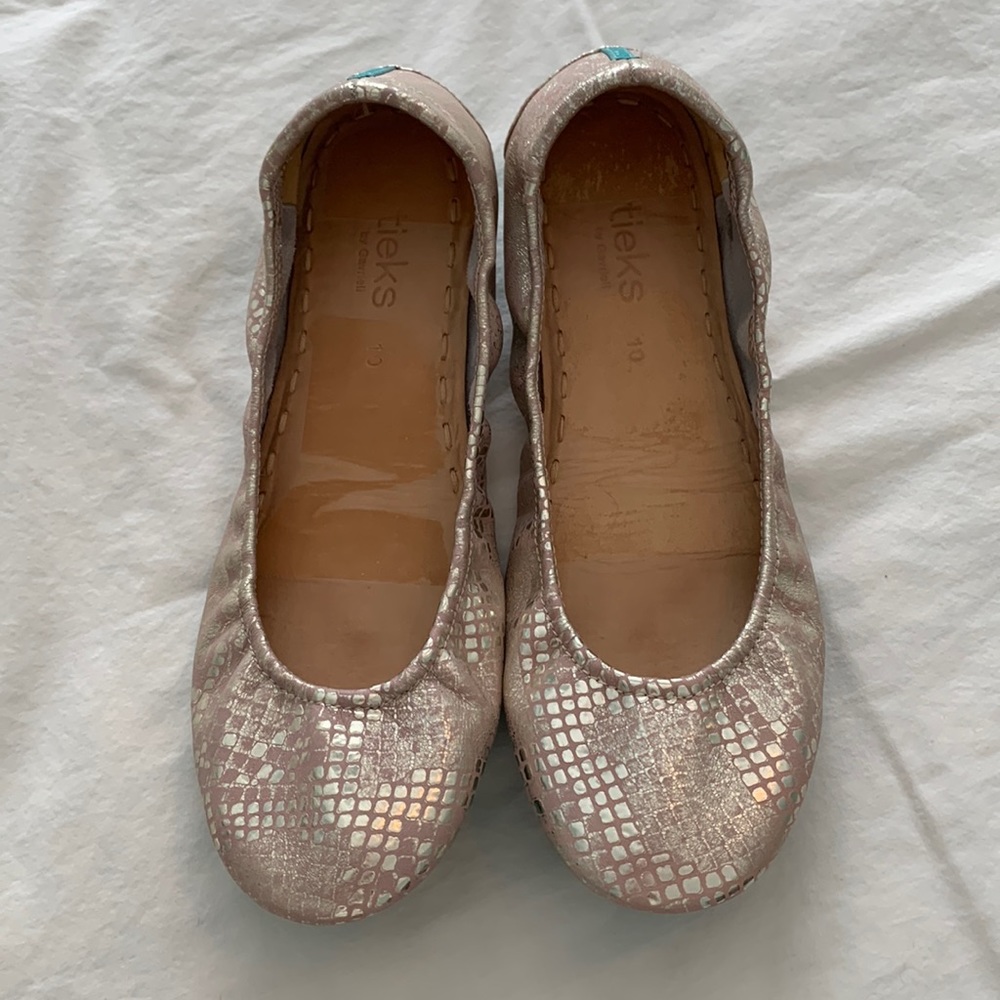 Tieks, romantic blush, size 10